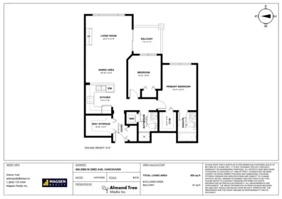 Office / Den Photo of 425 2083 W 33rd Avenue, Vancouver, BC