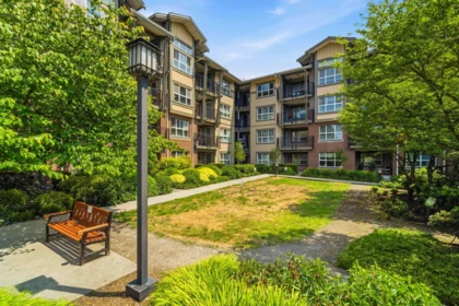Outdoor Deck Photo of 110 5889 Irmin Street, Burnaby, BC