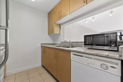 Kitchen Island Photo of 808 5380 Oben Street, Vancouver, BC
