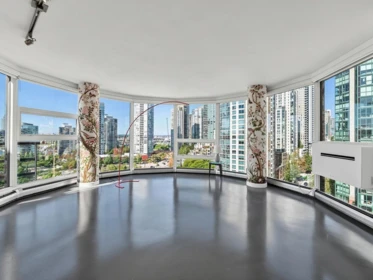 Living Room Photo of 15C 199 Drake Street, Vancouver, BC