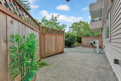 Backyard Photo of 101 450 Bromley Street, Coquitlam, BC