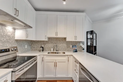 Kitchen Island Photo of 101 450 Bromley Street, Coquitlam, BC