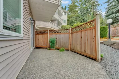 Outdoor Deck Photo of 101 450 Bromley Street, Coquitlam, BC