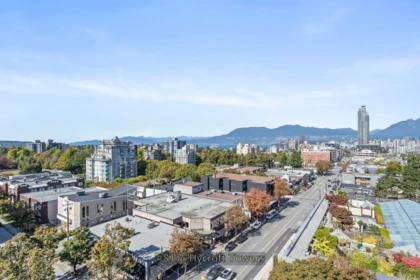 Aerial View of 817 1445 Marpole Avenue, Vancouver, BC