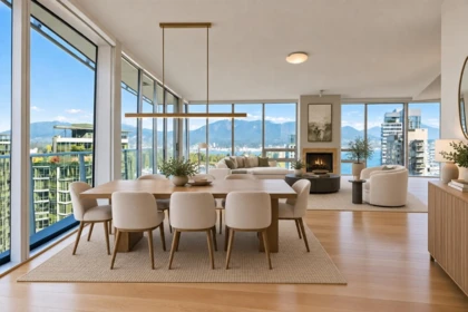 Family Room Photo of 2701 1277 Melville Street, Vancouver, BC