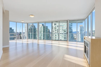 Kitchen Island Photo of 2701 1277 Melville Street, Vancouver, BC