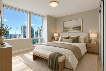 Powder Room Photo of 2701 1277 Melville Street, Vancouver, BC
