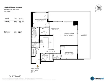 Garden / Landscaping Photo of 3606 1888 Gilmore Avenue, Burnaby, BC
