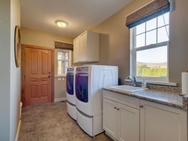 Aerial View of 6161 Highmoor Place, Sechelt, BC