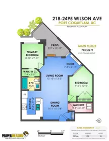 Mudroom Photo of 218 2495 Wilson Avenue, Port Coquitlam, BC