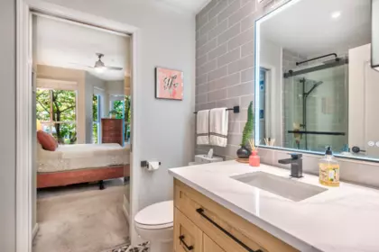 Powder Room Photo of 202 1928 Nelson Street, Vancouver, BC