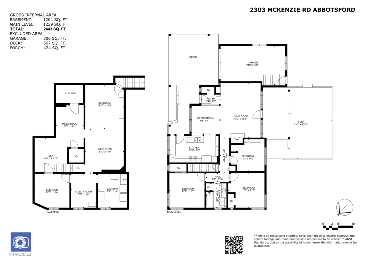 Dining Area Photo of 2303 Mckenzie Road, Abbotsford, BC