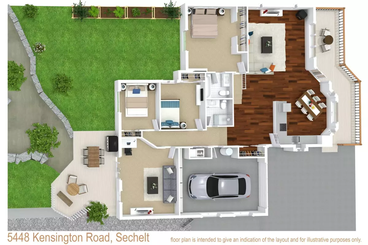 Street View Photo of 5448 Kensington Road, Sechelt, BC