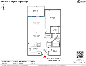 Office / Den Photo of 409 12075 Edge Street, Maple Ridge, BC