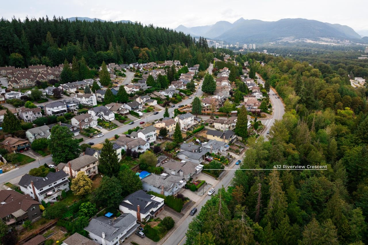Exterior Rear Photo of 432 Riverview Crescent, Coquitlam, BC
