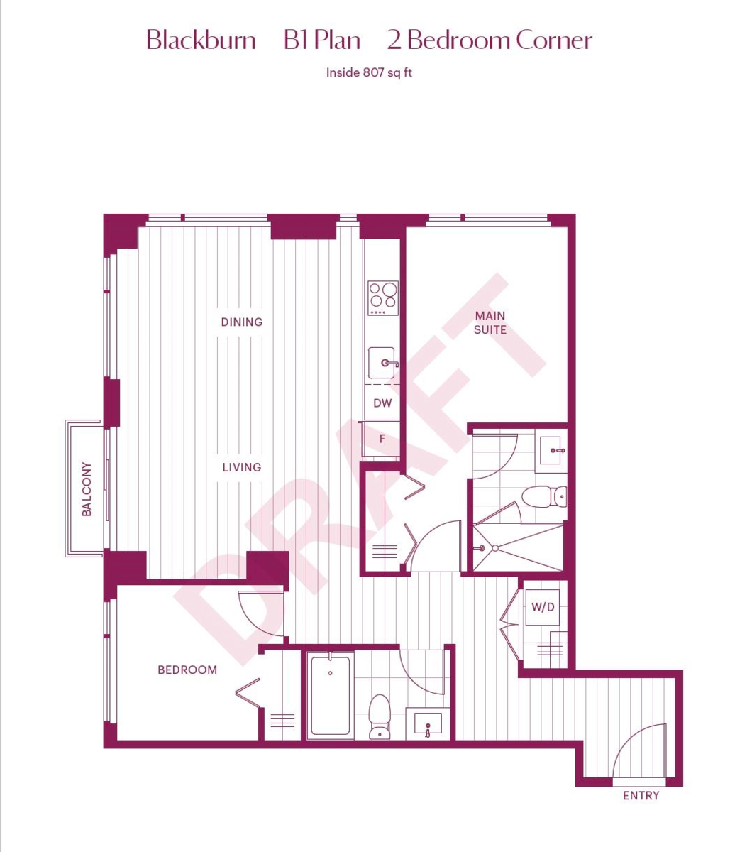 Exterior Rear Photo of 802 8750 University Crescent, Burnaby, BC
