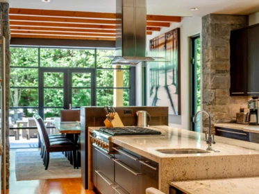 Kitchen Island Photo of 6677 Crabapple Drive, Whistler, BC