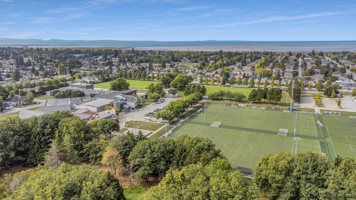 Aerial View of 9231 Parksville Drive, Richmond, BC