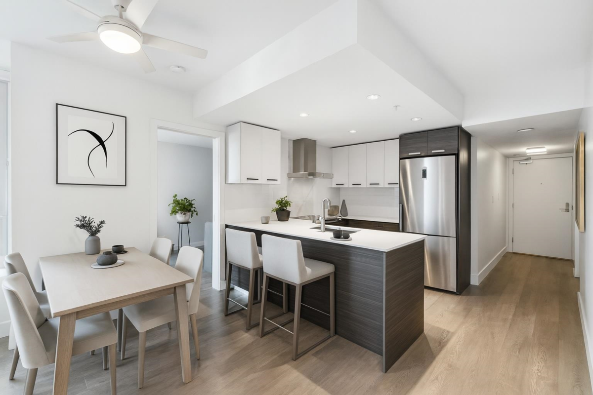 Living Room Photo of 621 1783 Manitoba Street, Vancouver, BC