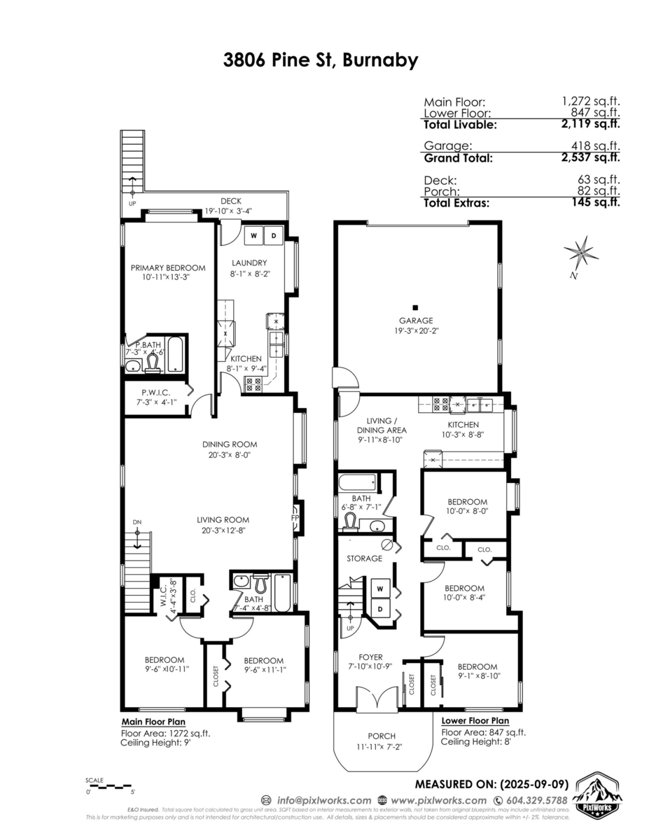 Garage Interior Photo of 3806 Pine Street, Burnaby, BC