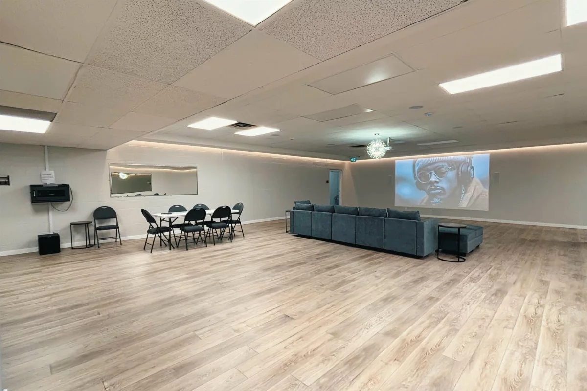 Aerial View of 2203 3980 Carrigan Court, Burnaby, BC