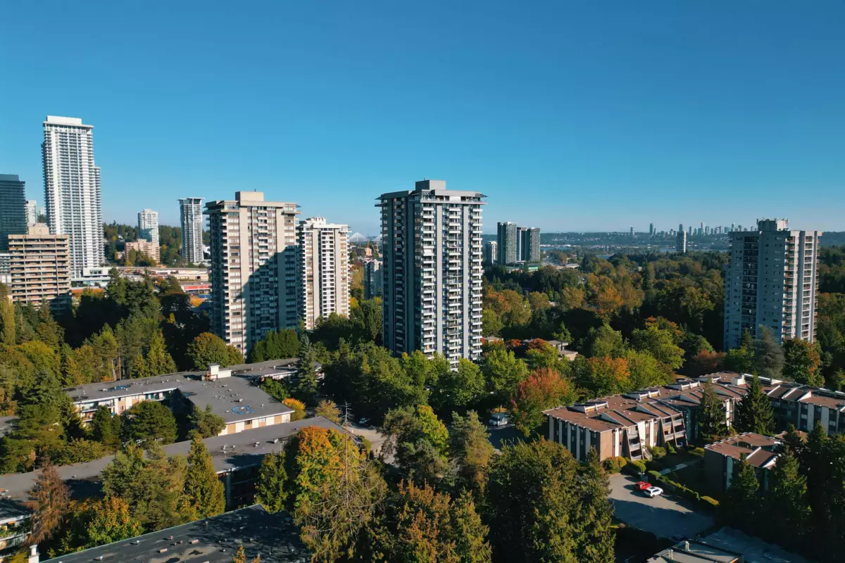 Outdoor Deck Photo of 2203 3980 Carrigan Court, Burnaby, BC