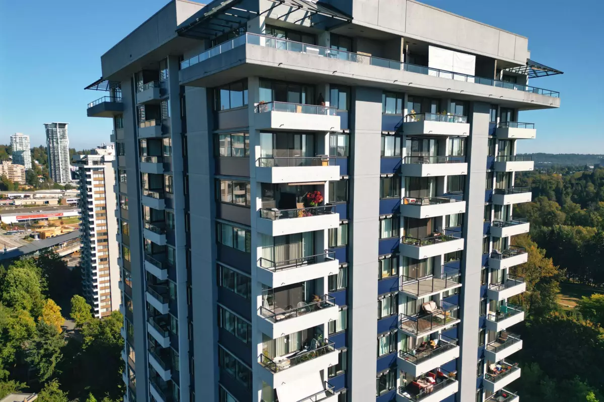 Outdoor Patio Photo of 2203 3980 Carrigan Court, Burnaby, BC