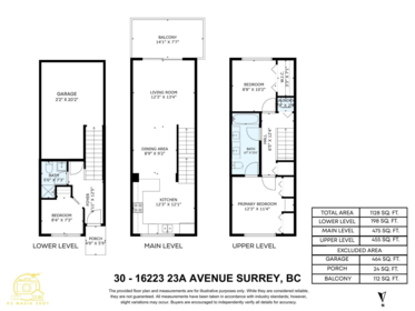 Exterior Rear Photo of 30 16223 23a Avenue, Surrey, BC