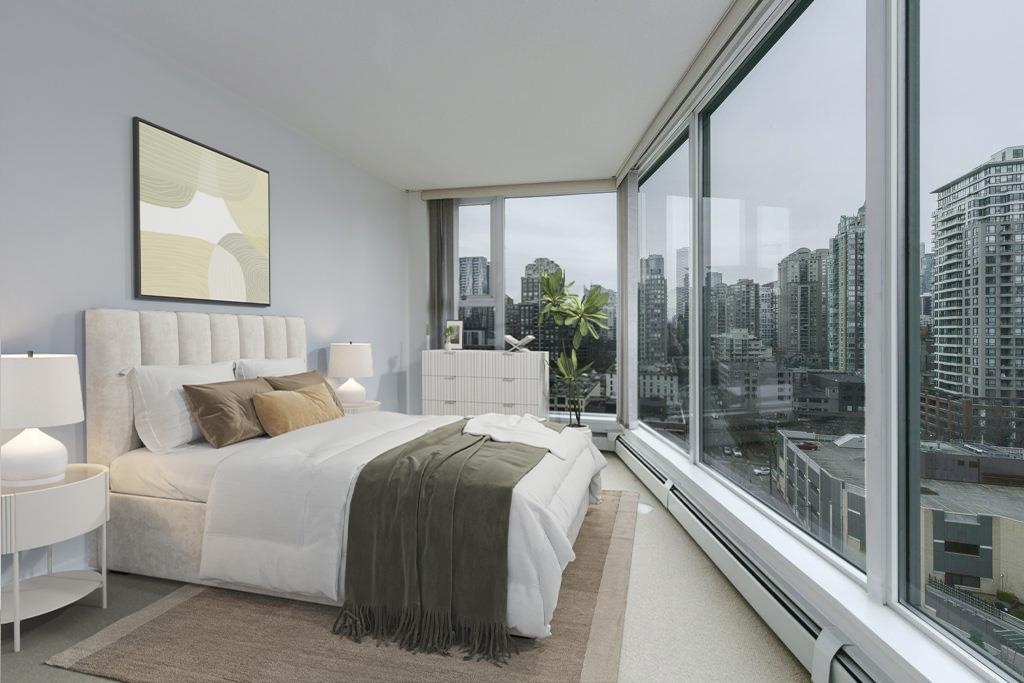 Bedroom 4 Photo of 1901 1008 Cambie Street, Vancouver, BC