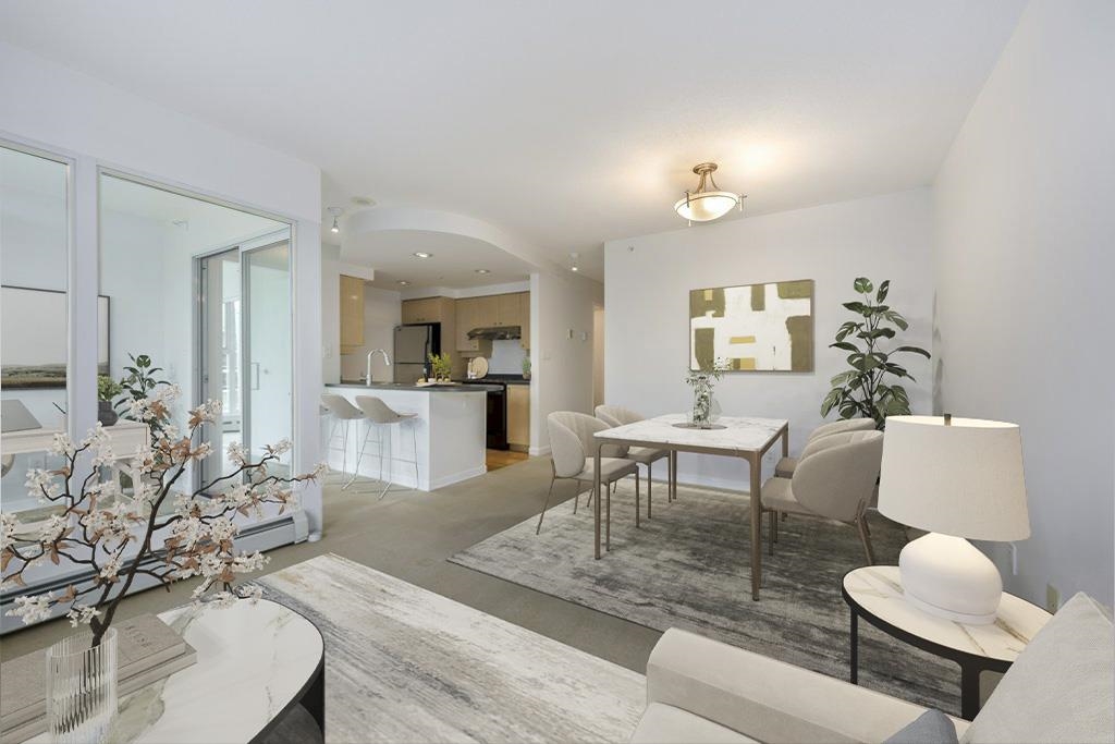 Living Room Photo of 1901 1008 Cambie Street, Vancouver, BC