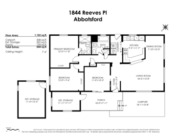 Hallway Photo of 1844 Reeves Place, Abbotsford, BC