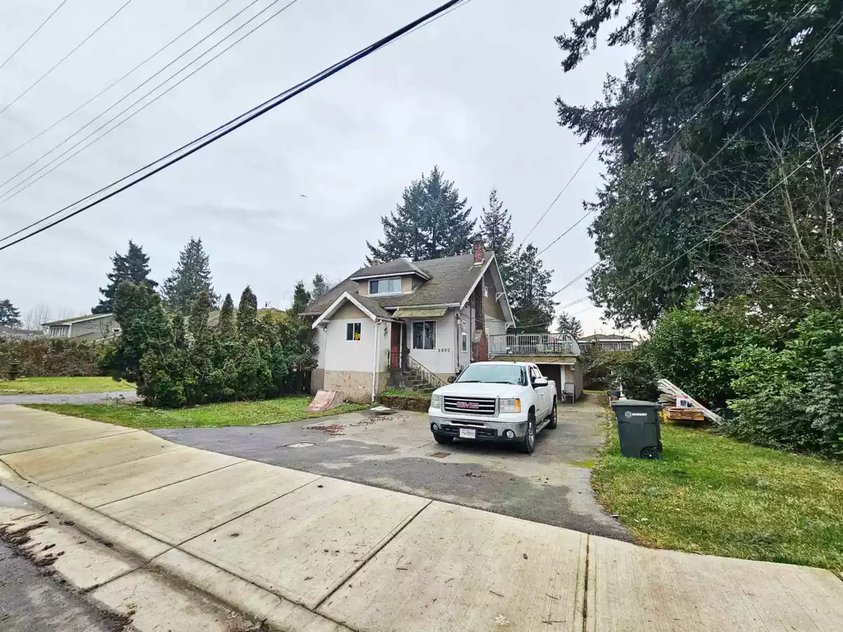 Exterior Rear Photo of 5990 Irmin Street, Burnaby, BC