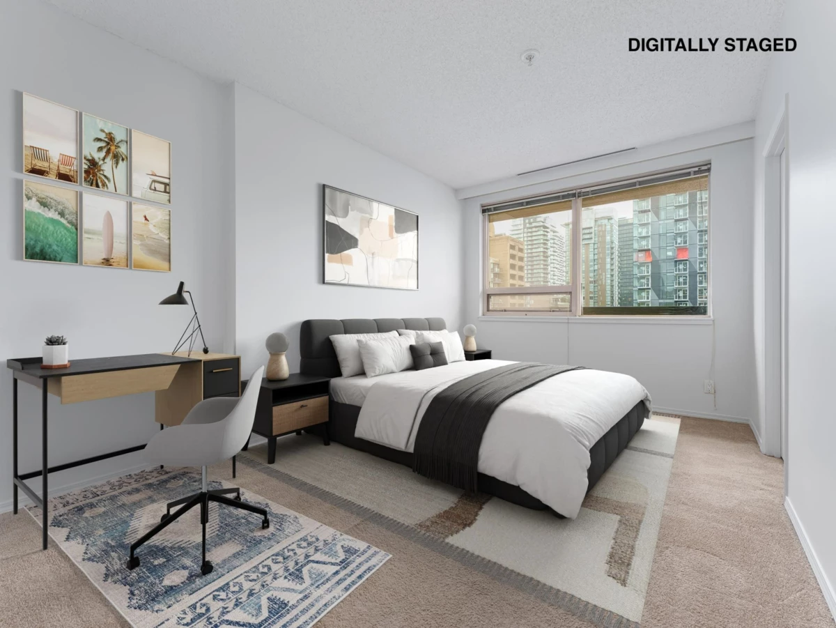 Bedroom 2 Photo of 1108 1177 Hornby Street, Vancouver, BC