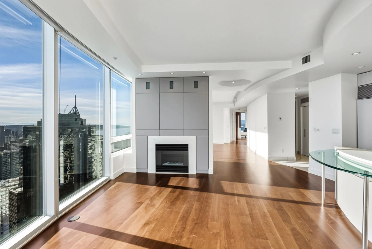 Living Room Photo of 3404 938 Nelson Street, Vancouver, BC