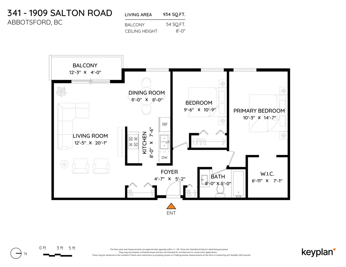 Exterior Rear Photo of 341 1909 Salton Road, Abbotsford, BC