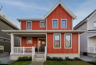 Front exterior of 6450 Hammermill Avenue, Delta, BC