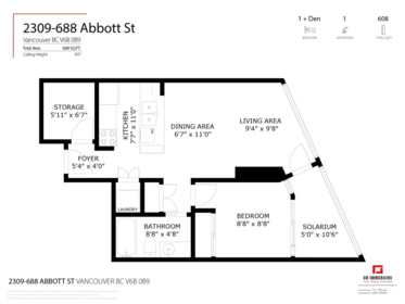 2309 688 Abbott Street, Vancouver, BC