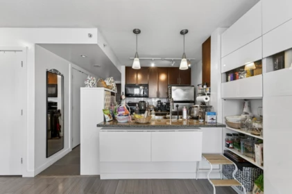 Kitchen Island Photo of 2309 688 Abbott Street, Vancouver, BC
