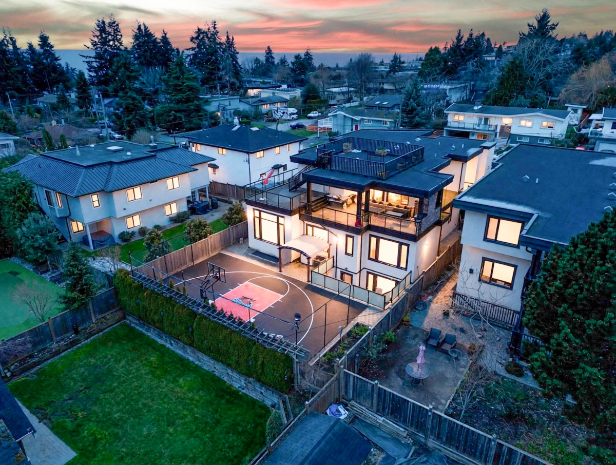Exterior Rear Photo of 1126 Stevens Street, White Rock, BC