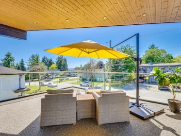 Aerial View of 1126 Stevens Street, White Rock, BC
