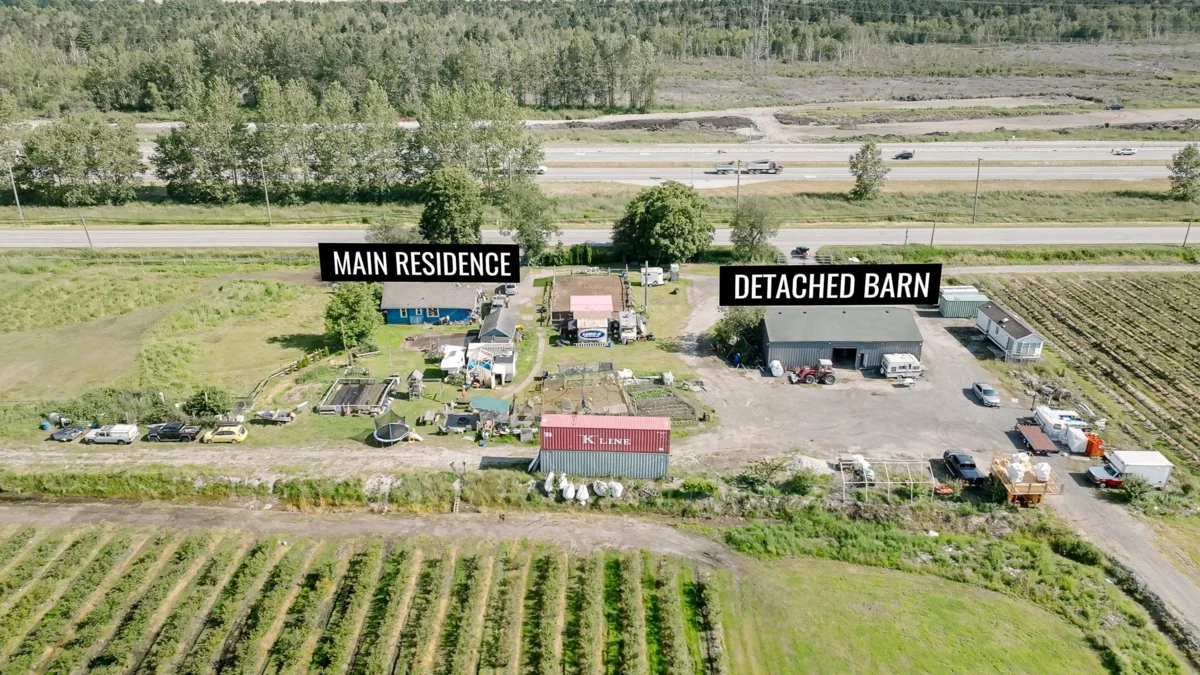 Exterior Rear Photo of 8442 Ladner Trunk Road, Delta, BC