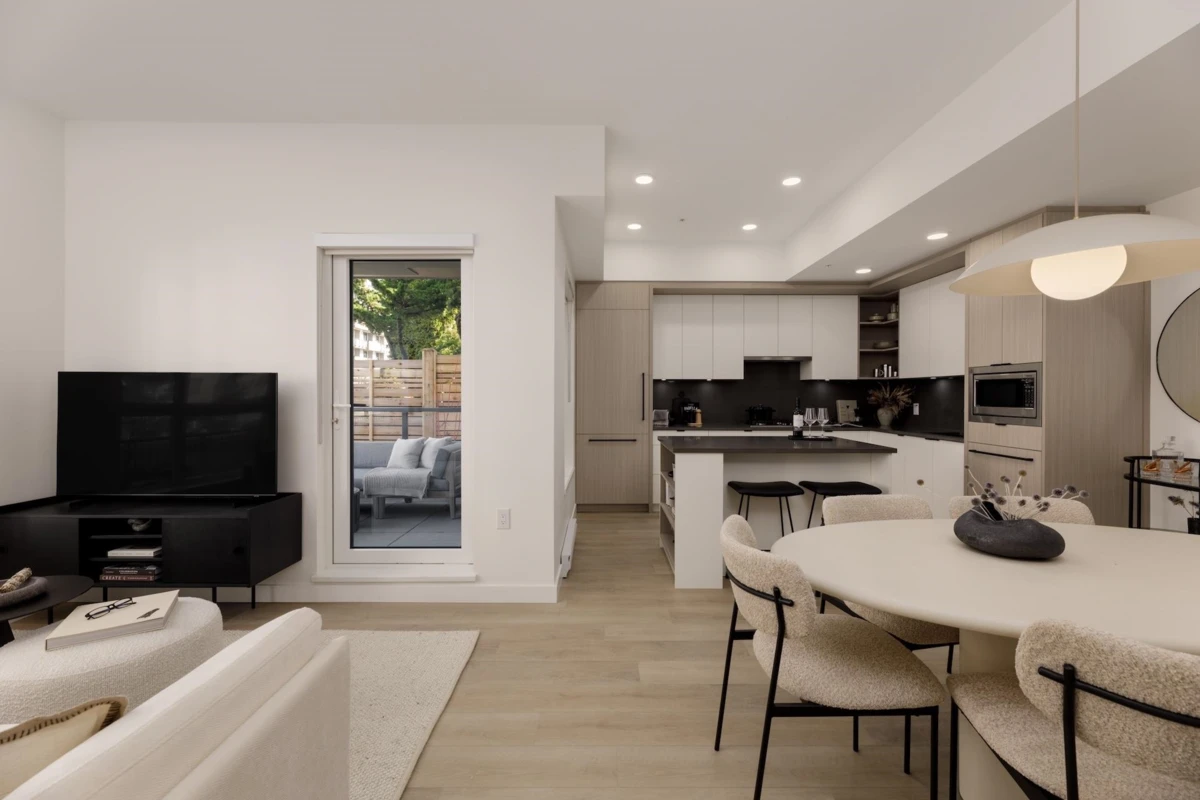 Dining Area Photo of 102 2268 E Broadway Street, Vancouver, BC