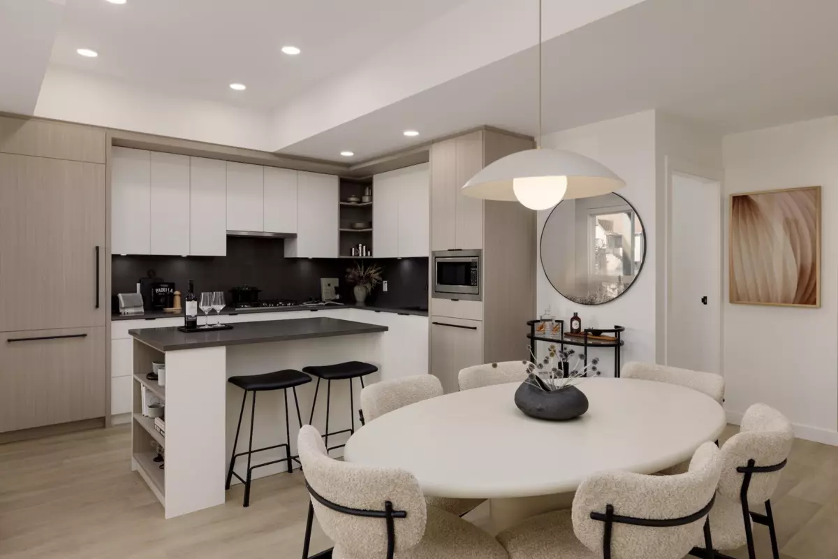 Living Room Photo of 102 2268 E Broadway Street, Vancouver, BC