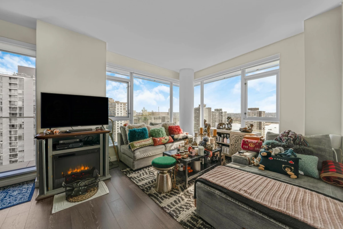 Living Room Photo of 1804 1221 Bidwell Street, Vancouver, BC