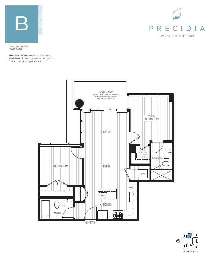 Exterior Rear Photo of 1902 699 Whiting Way, Coquitlam, BC