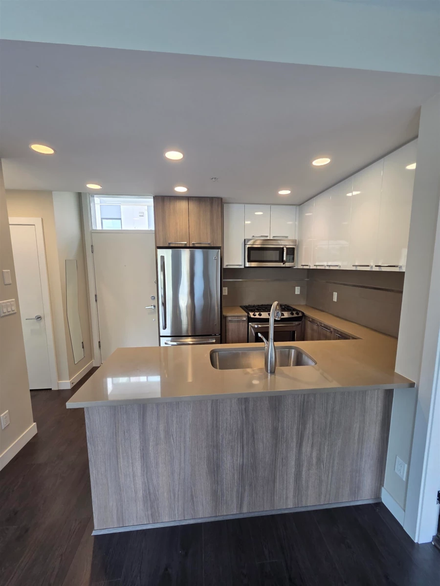 Living Room Photo of 317 9350 University High Street, Burnaby, BC