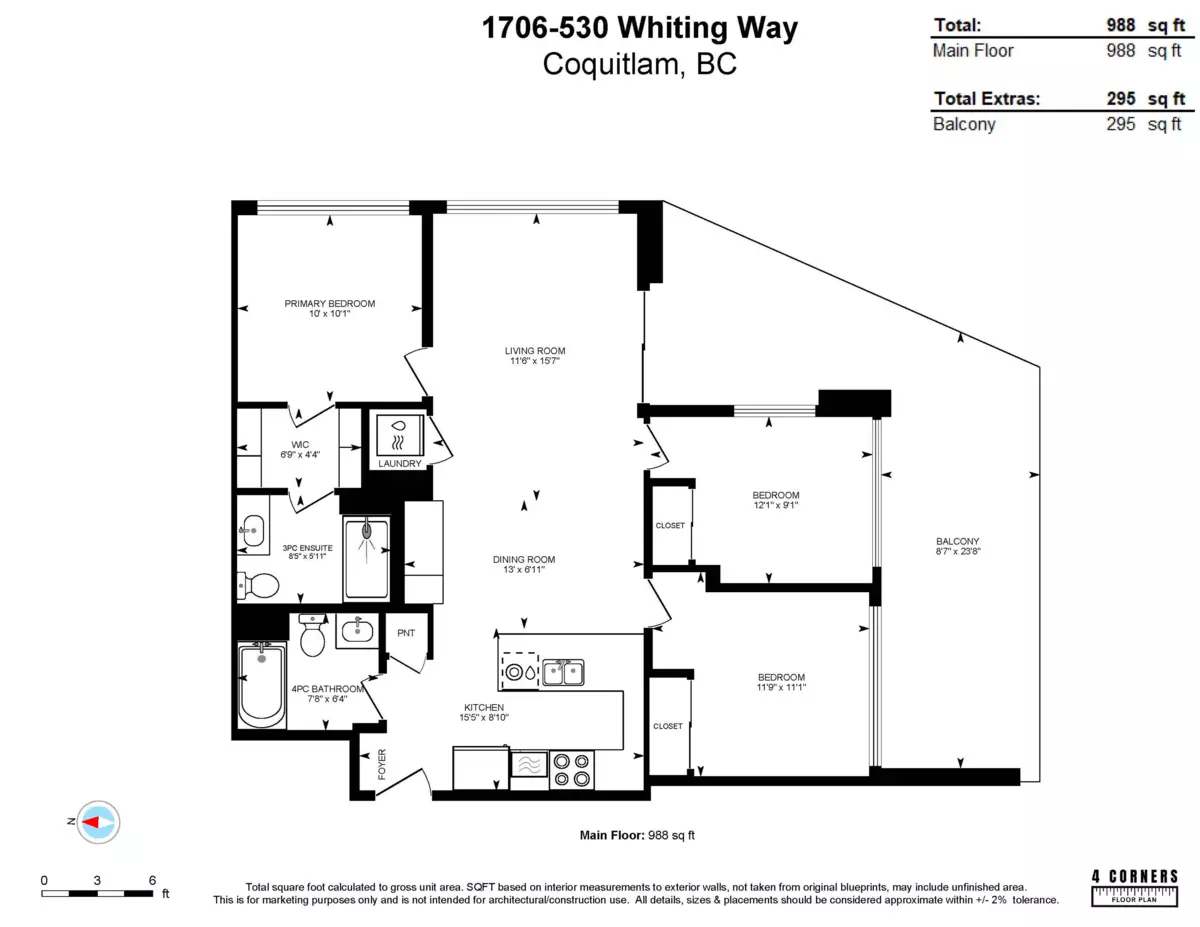 Living Room Photo of 1706 530 Whiting Way, Coquitlam, BC