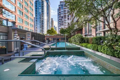 Outdoor Deck Photo of 2601 788 Richards Street, Vancouver, BC