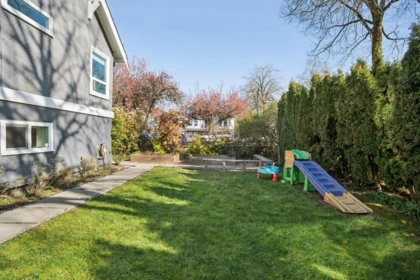 Aerial View of 494 E 18th Avenue, Vancouver, BC