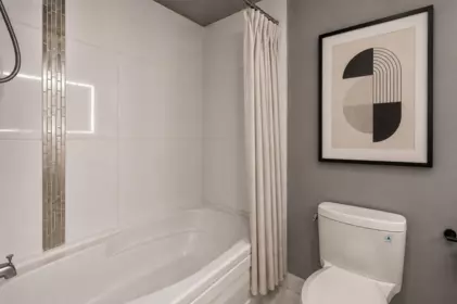 Powder Room Photo of 201 3939 Knight Street, Vancouver, BC